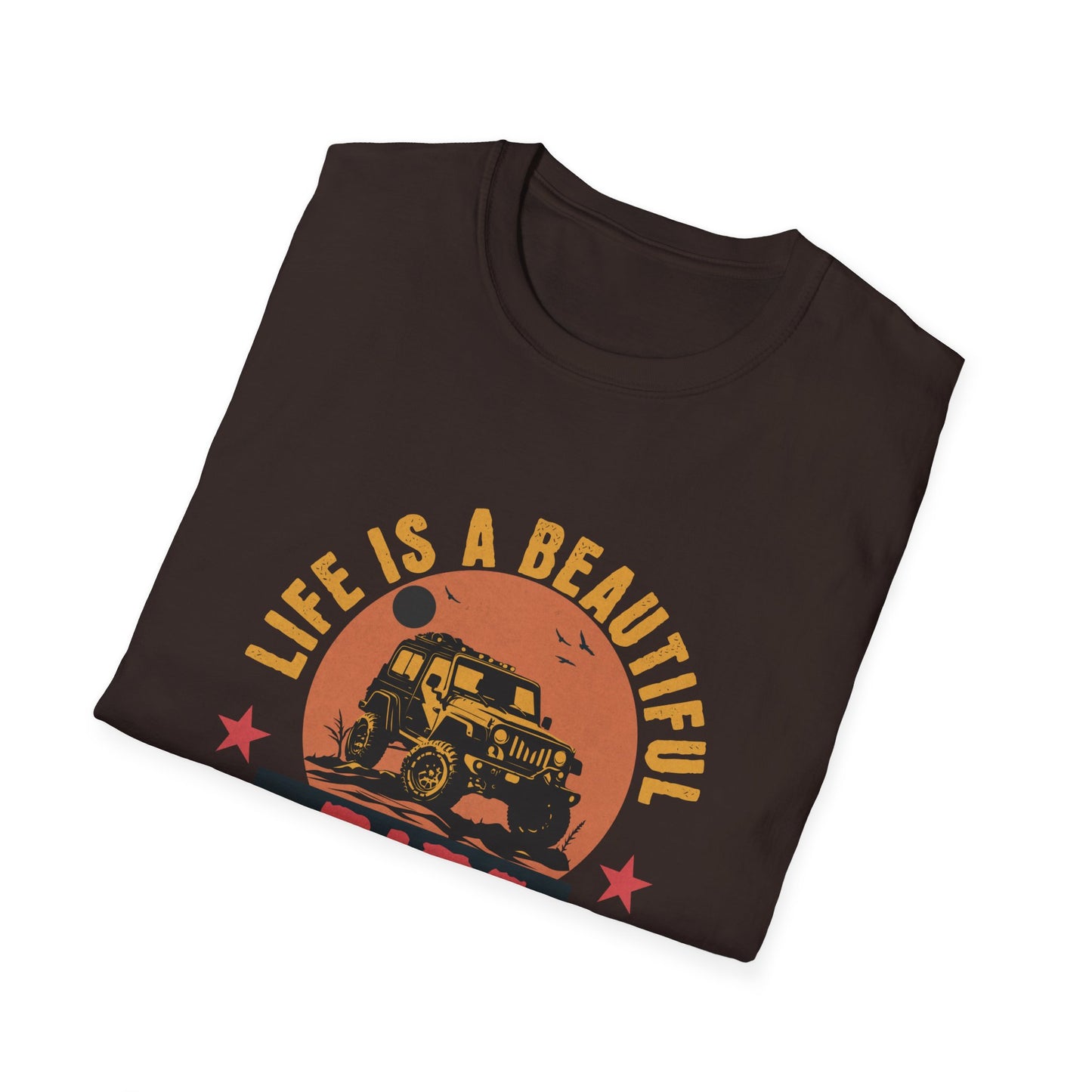 Life is a Beautiful Ride Unisex Softstyle T-Shirt