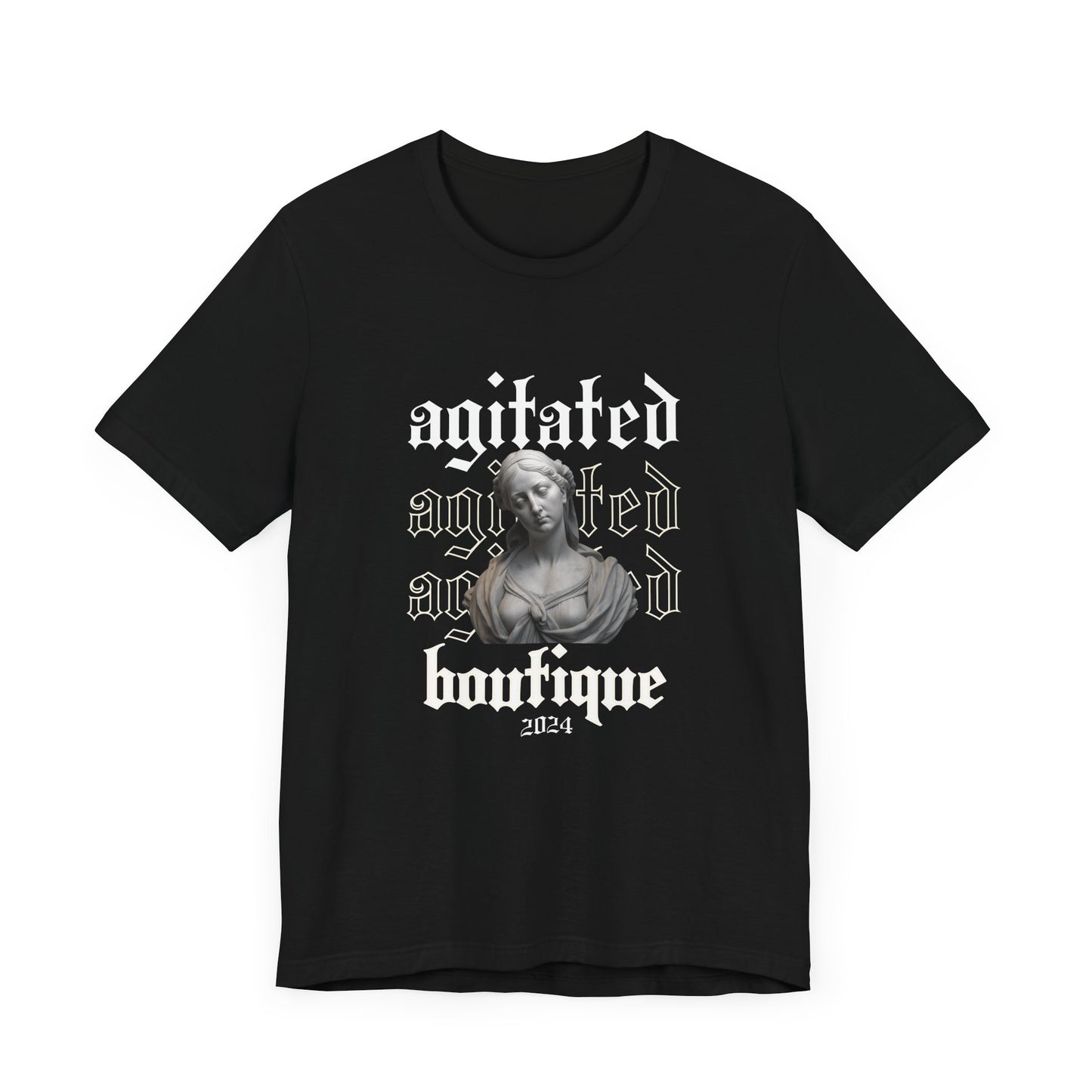 Agitated Boutique 2024 Unisex Jersey Short Sleeve Tee