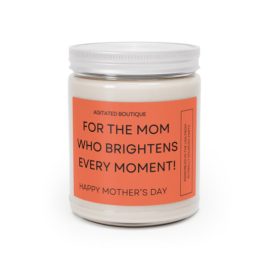 For the mom who brightens every moment! Happy Mother's Day Soy Candle, 9oz Candles, 9oz