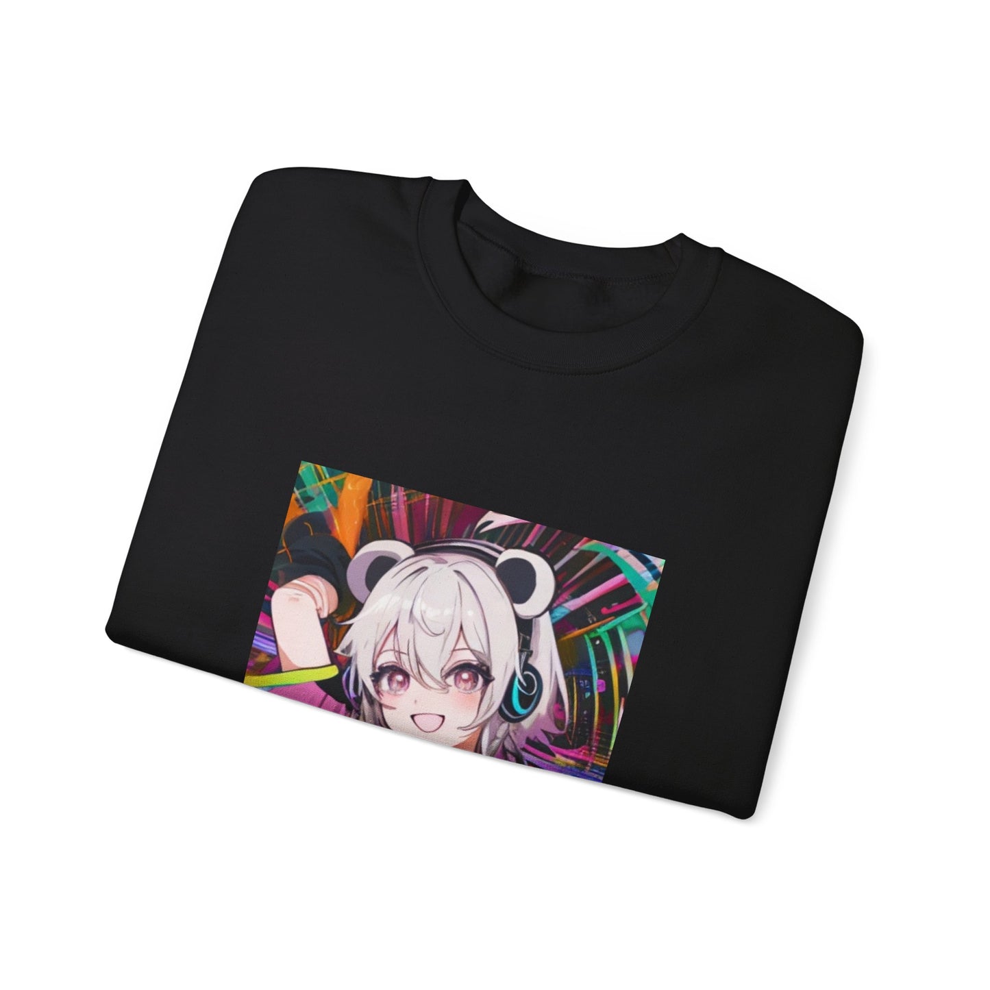 Anime Girl Unisex Heavy Blend™ Crewneck Sweatshirt