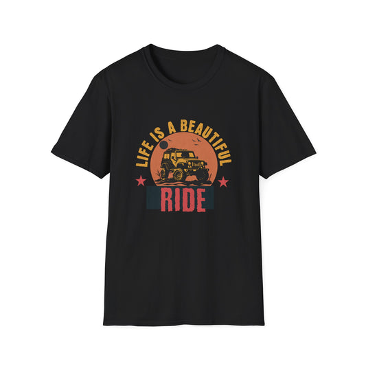 Life is a Beautiful Ride Unisex Softstyle T-Shirt