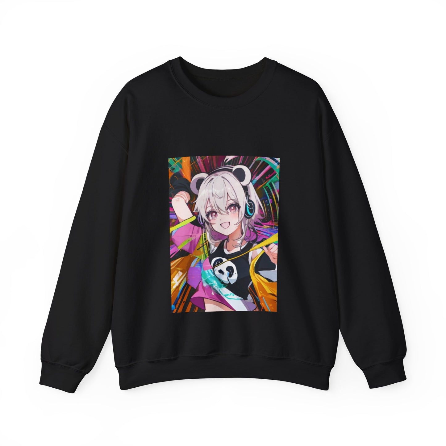 Anime Girl Unisex Heavy Blend™ Crewneck Sweatshirt